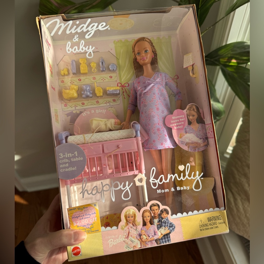 Vintage Barbie Happy Family Midge & Baby NRFB